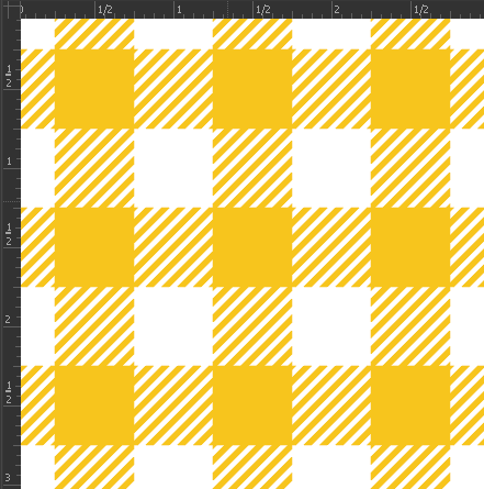 Printed Gloss Adhesive Vinyl - BUFFALO PLAID