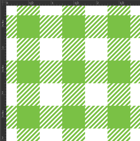 Printed Gloss Adhesive Vinyl - BUFFALO PLAID