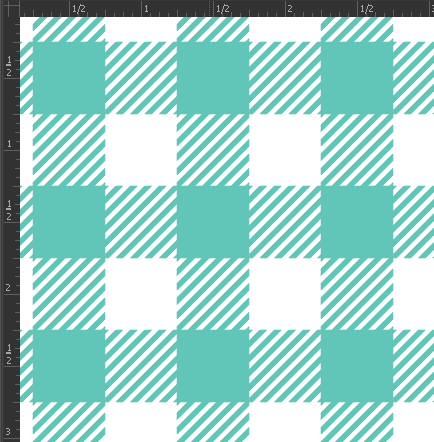 Printed Gloss Adhesive Vinyl - BUFFALO PLAID