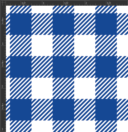 Printed Gloss Adhesive Vinyl - BUFFALO PLAID