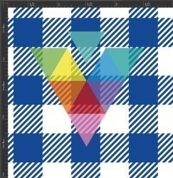 Printed Matte Adhesive Vinyl - BUFFALO PLAID