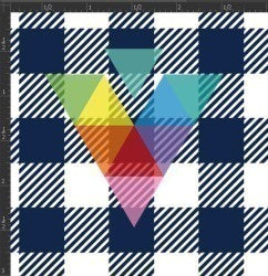 Printed Matte Adhesive Vinyl - BUFFALO PLAID