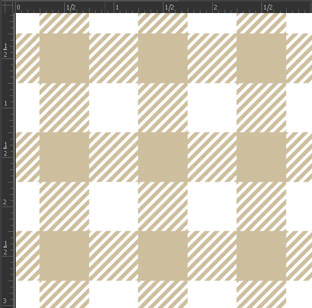 Printed Gloss Adhesive Vinyl - BUFFALO PLAID