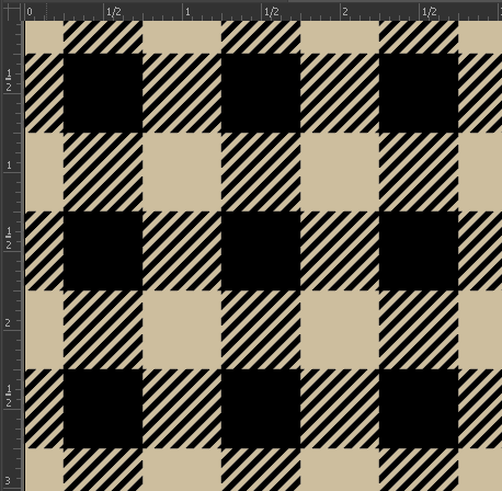 Printed Gloss Adhesive Vinyl - BUFFALO PLAID