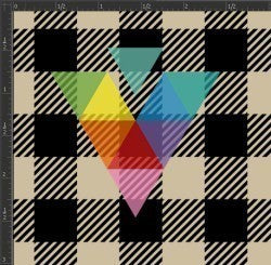 Printed Matte Adhesive Vinyl - BUFFALO PLAID