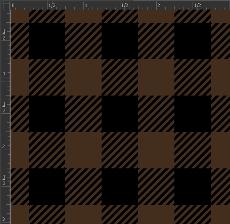 Printed Gloss Adhesive Vinyl - BUFFALO PLAID