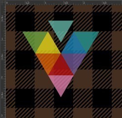Printed Matte Adhesive Vinyl - BUFFALO PLAID