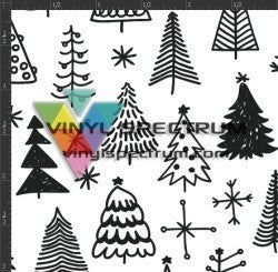 Printed Matte Adhesive Vinyl - HOLIDAY