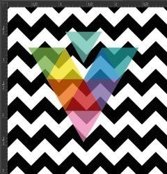 Printed Matte Adhesive Vinyl - CHEVRON