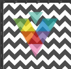 Printed Matte Adhesive Vinyl - CHEVRON