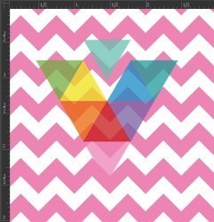 Printed Matte Adhesive Vinyl - CHEVRON