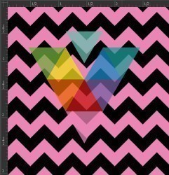 Printed Matte Adhesive Vinyl - CHEVRON