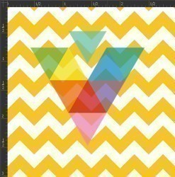 Printed Matte Adhesive Vinyl - CHEVRON