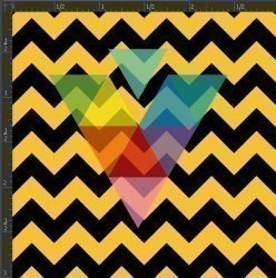 Printed Matte Adhesive Vinyl - CHEVRON