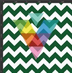 Printed Matte Adhesive Vinyl - CHEVRON