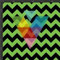 Printed Matte Adhesive Vinyl - CHEVRON