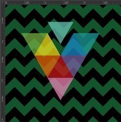 Printed Matte Adhesive Vinyl - CHEVRON