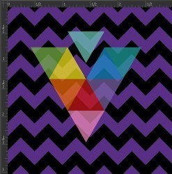 Printed Matte Adhesive Vinyl - CHEVRON