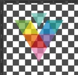 Printed Matte Adhesive Vinyl - CHECKERBOARD