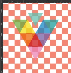 Printed Matte Adhesive Vinyl - CHECKERBOARD