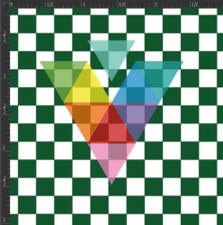 Printed Matte Adhesive Vinyl - CHECKERBOARD