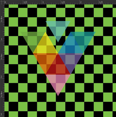 Printed Matte Adhesive Vinyl - CHECKERBOARD
