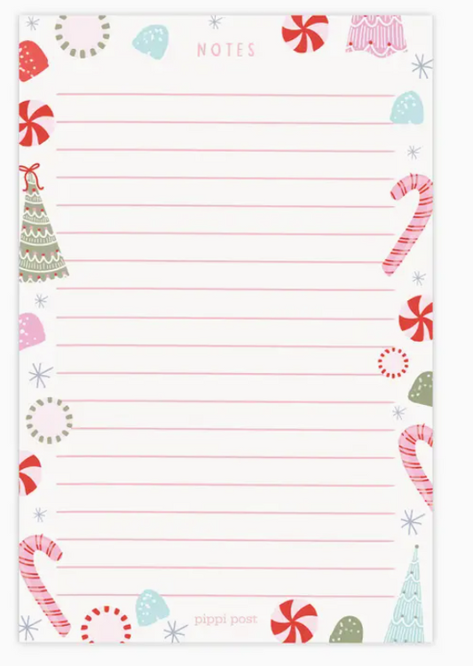 Candy Cane Notepad