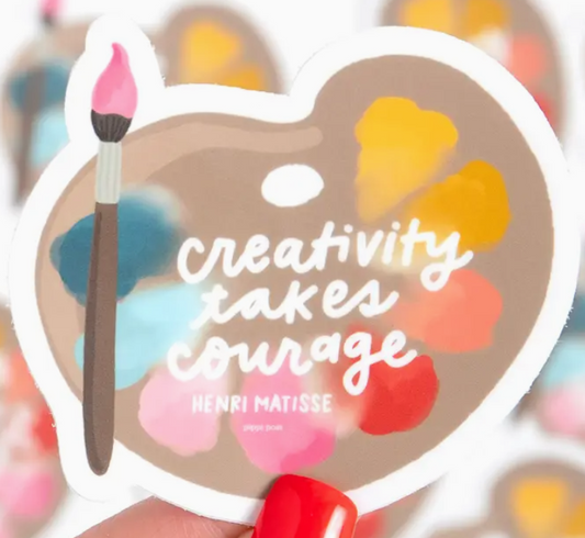 Creativity Takes Courage Decal