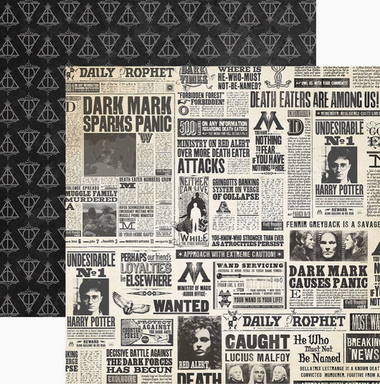 Daily Prophet Scrapbook Sheet