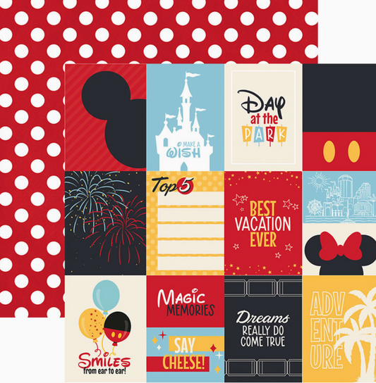 Disney Park Scrapbook Paper