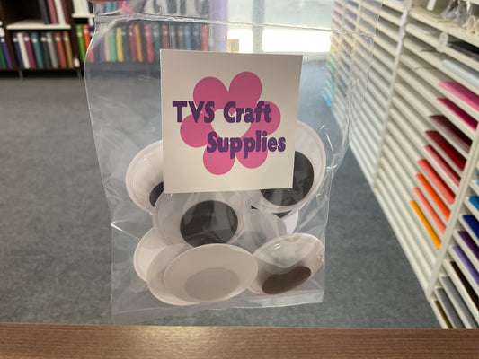 Medium Wiggle Eyes - 12 pieces