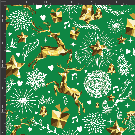 Printed Gloss Adhesive Vinyl - HOLIDAY