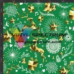 Printed Matte Adhesive Vinyl - HOLIDAY