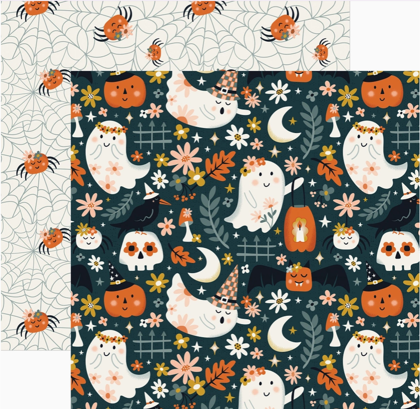Ghosts Scrapbook Sheet