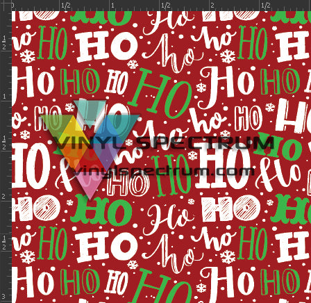 Printed Matte Adhesive Vinyl - HOLIDAY