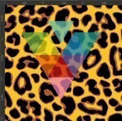 Printed Matte Adhesive Vinyl  - LEOPARD