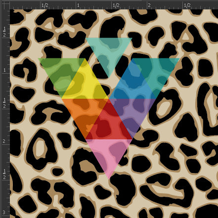 Printed Matte Adhesive Vinyl  - LEOPARD