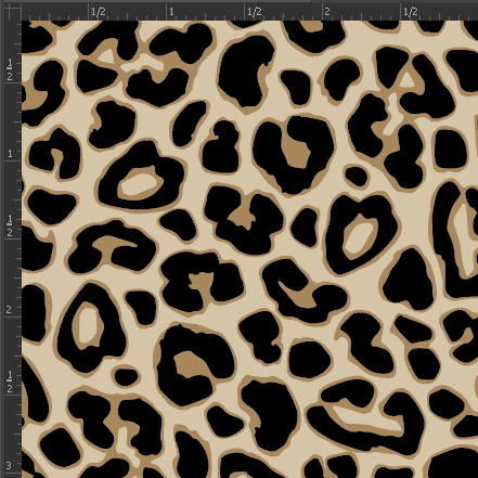Printed Gloss Adhesive Vinyl  - LEOPARD