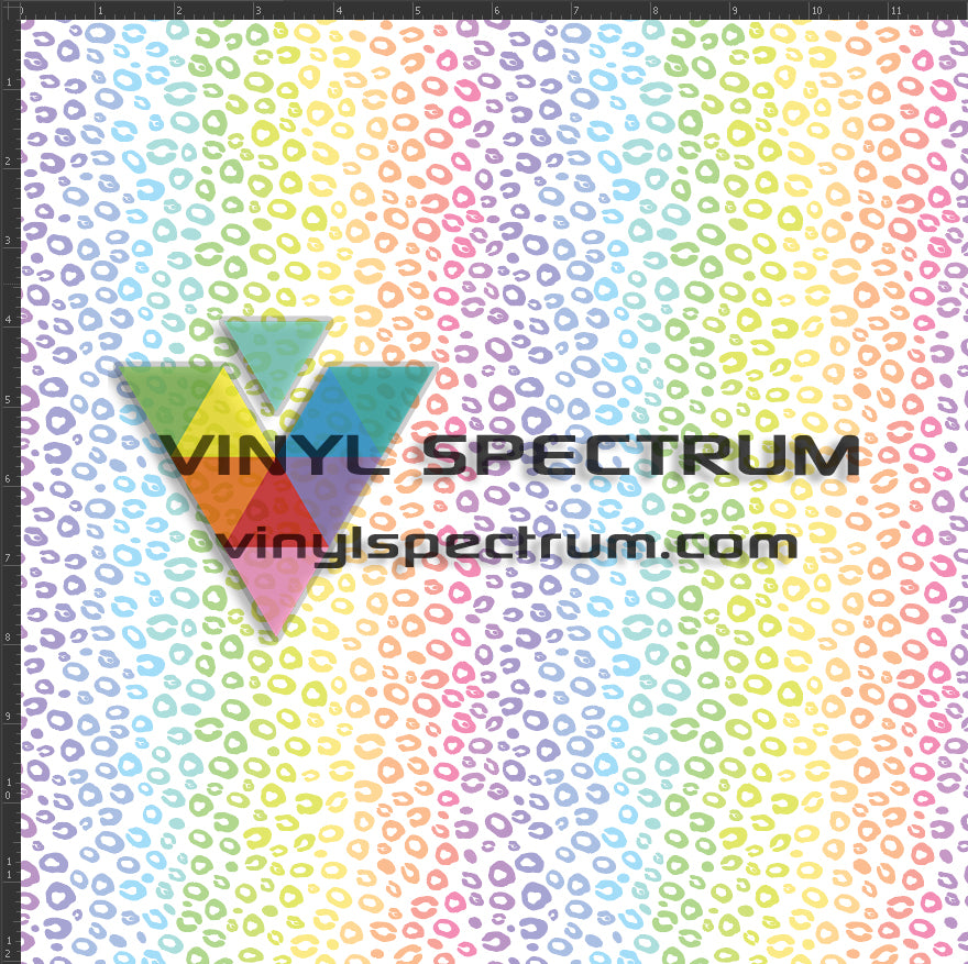 Printed Matte Adhesive Vinyl  - LEOPARD