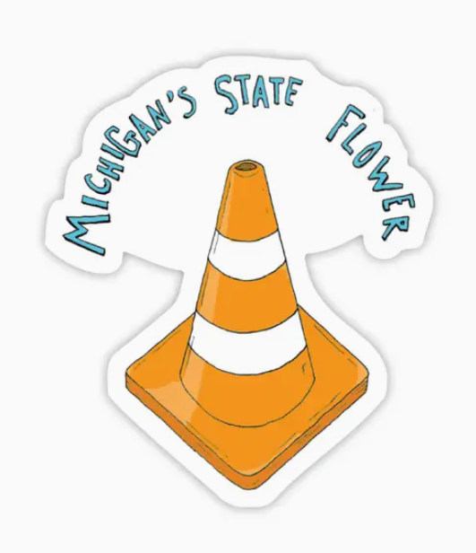 Michigan's State Flower Decal