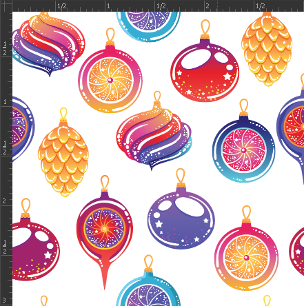 Printed Gloss Adhesive Vinyl - HOLIDAY