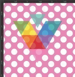 Printed Matte Adhesive Vinyl - POLKA DOTS