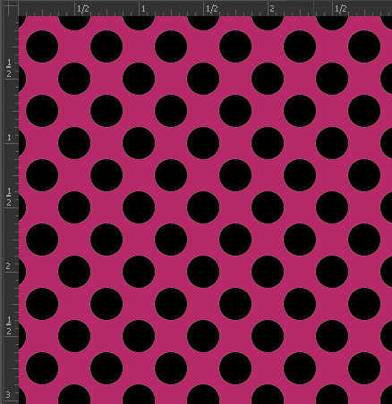 Printed Gloss Adhesive Vinyl - POLKA DOTS