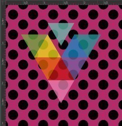 Printed Matte Adhesive Vinyl - POLKA DOTS