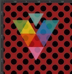 Printed Matte Adhesive Vinyl - POLKA DOTS