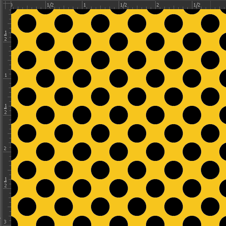 Printed Gloss Adhesive Vinyl - POLKA DOTS