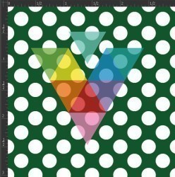 Printed Matte Adhesive Vinyl - POLKA DOTS