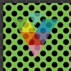 Printed Matte Adhesive Vinyl - POLKA DOTS