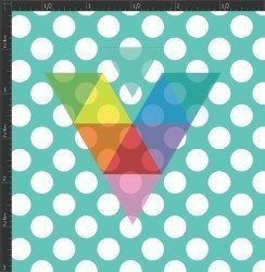 Printed Matte Adhesive Vinyl - POLKA DOTS