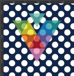 Printed Matte Adhesive Vinyl - POLKA DOTS
